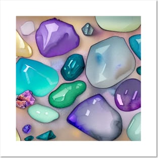 Polished Rocks / Rocks / Sea Glass Posters and Art